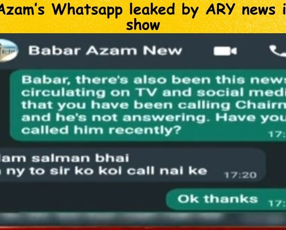 Babar Azam Whatsapp